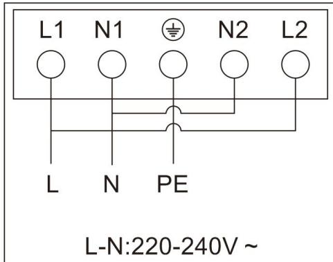 CANDY CI633CBB/1 - Connecting the hob to the mains power supply - 1