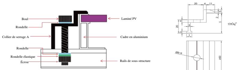 JASOLAR PV JA - Modules installés avec des colliers de serrage - 2