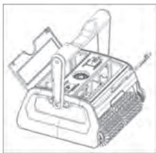 UBBINK ROBOTCLEAN 3 PLUS - CLEAN THE FILTER UNIT AFTER EACH CLEANING CYCLE - 2