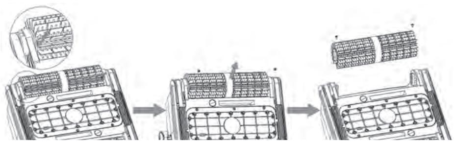 UBBINK ROBOTCLEAN 3 PLUS - Cambio de los cepillos laminares de PVC - 1