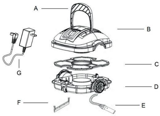 UBBINK ROBOTCLEAN ACCU XS - Onderdelen / Leveringsomvang - 1
