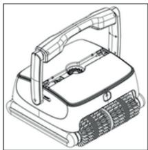 UBBINK ROBOTCLEAN ACCU PRO - NETTOYEZ L'UNITE DE FILTRATION APRES CHAQUE CYCLE DE NETTOYAGE - 1