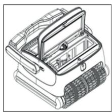 UBBINK ROBOTCLEAN ACCU PRO - LIMPIE LA UNIDAD DE FILTRADO DESPUES DE CADA CICLO DE LIMPIEAZ - 2