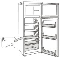 FRIONOR FI1224E - INDICATEUR DE TEMPERATURE: ZONE LA PLUS FROIDE DE VOTRE REFRIGERATEUR. - 1