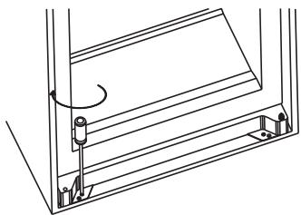 FRIONOR FI1224E - FIXER L'APPAREIL DANS UNE ARMOIRE - 3