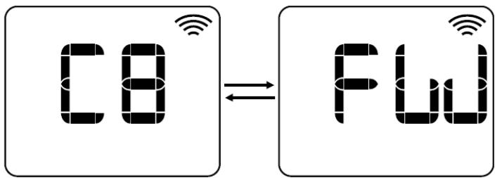 HJM AVA PL WIFI - Affichage de la version du logiciel. - 1