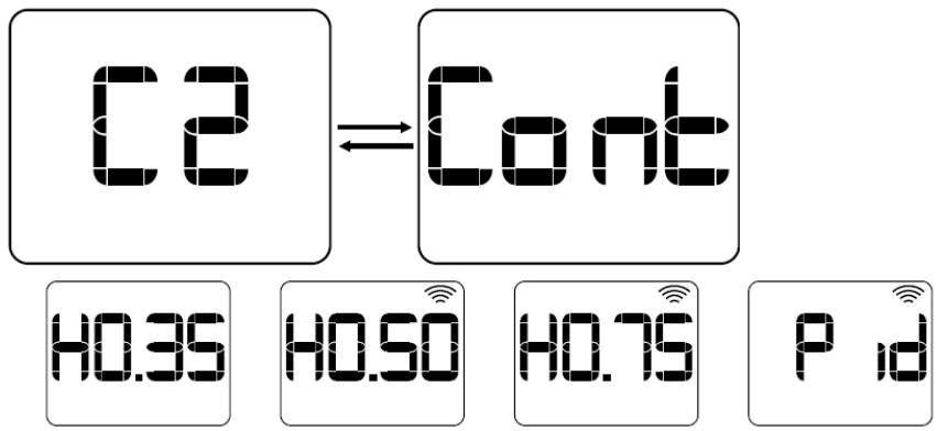 HJM IXORA 1000 - Réglage du type de commande. - 1