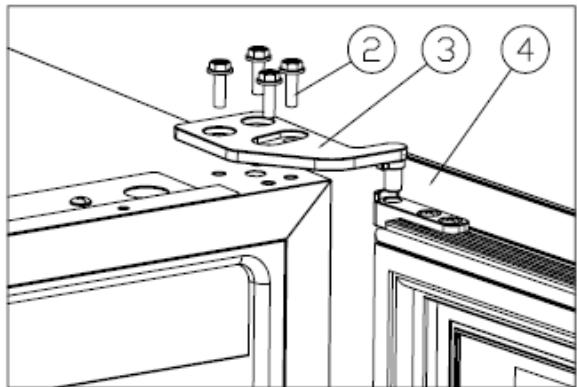 CATA VI 54024 X - Reversing the door - 1