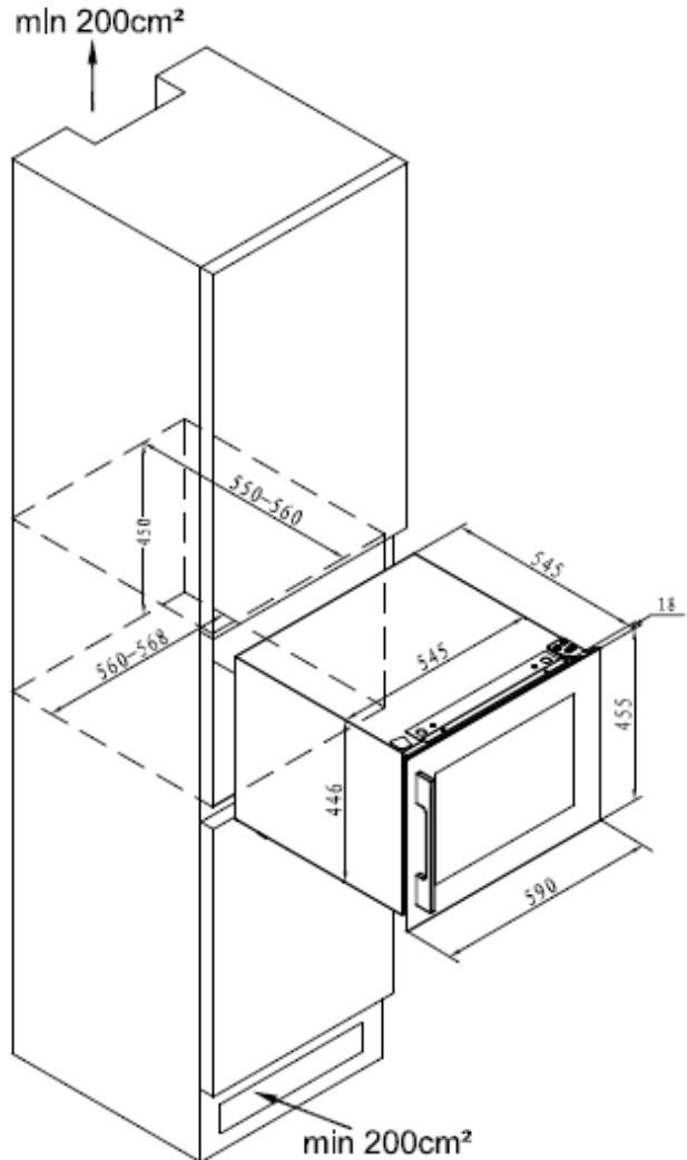 CATA VI 54024 X - O aparelho foi Concebido para ser colocado debaixo da bancada ou isoladamente no chão. - 1
