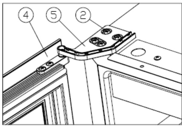CATA VI 54024 X - Reversing the door - 6