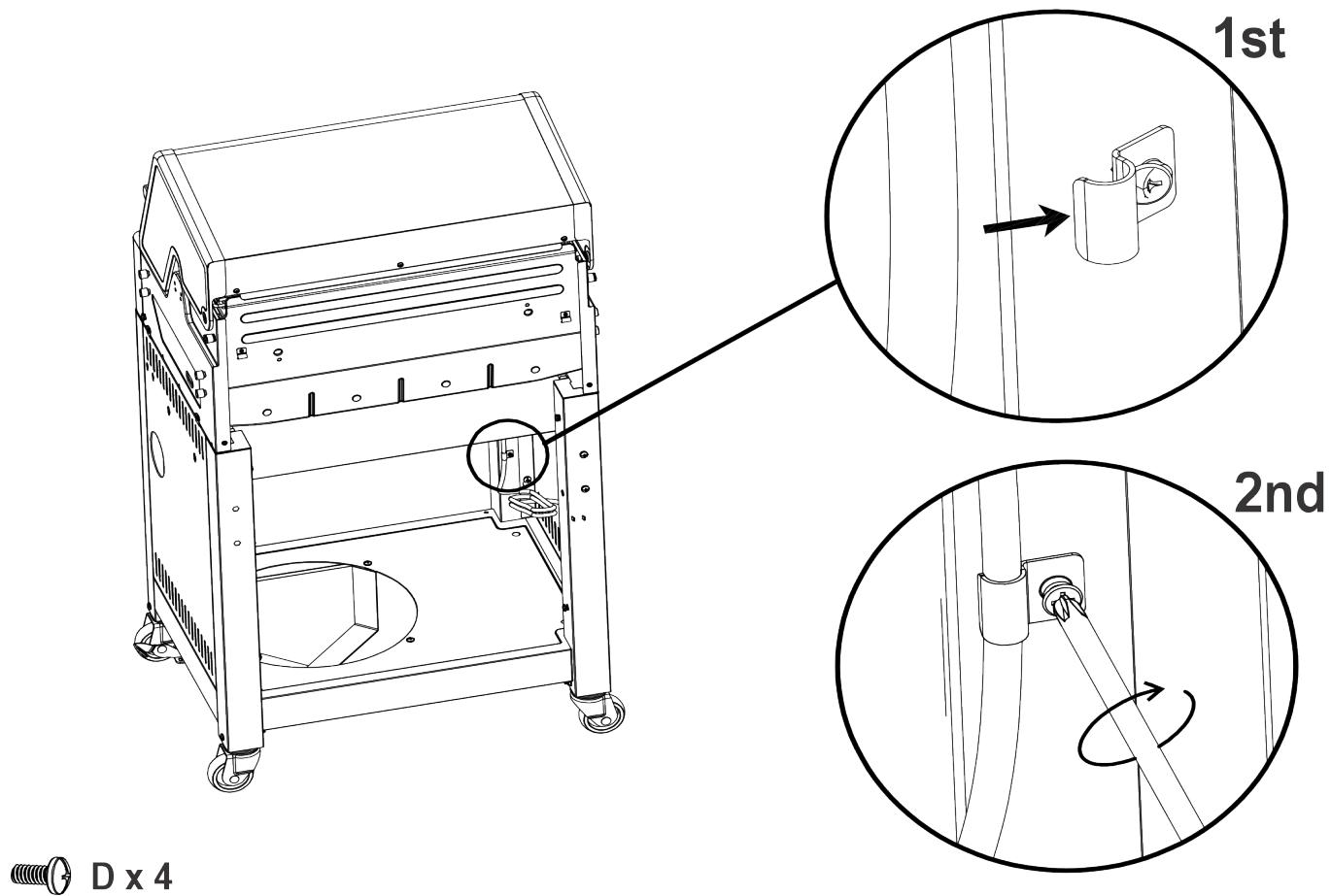 CHAR BROIL CRUISE - 468921224 - 468922224 - ASSEMBLY - 1