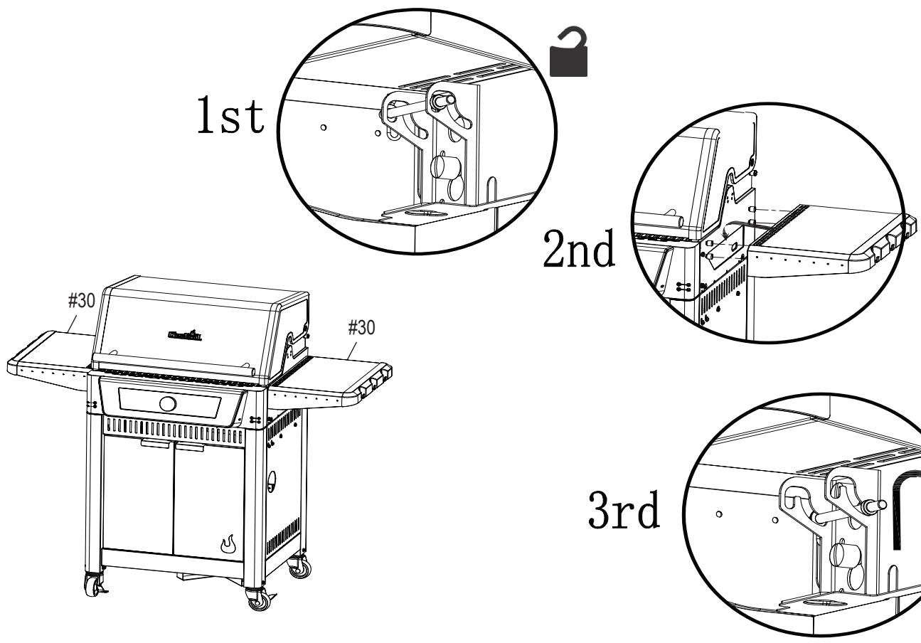 CHAR BROIL CRUISE - 468921224 - 468922224 - ASSEMBLY - 4