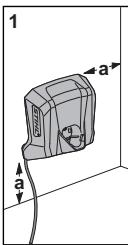 STIHL HSA 30.0, 40.0 - Mounting the Charger on a Wall - 1