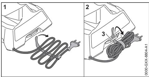 STIHL HSA 30.0, 40.0 - Rangement du chargeur - 1