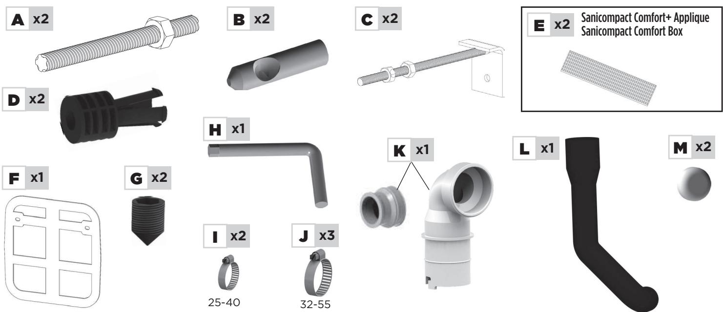 SFA Comfort+ - Comfort+ Applique - Comfort Box - Comfort Style - Dimensions · Abmessungen · Rozmery · Dimensiones · Dimensioni · Afmetingen · Wymiary · Dimensoes · Dimensioner - 4