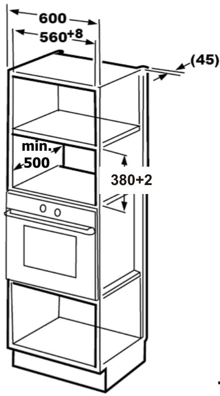 BRANDT BMG2120X - Einbaumöbel - 1