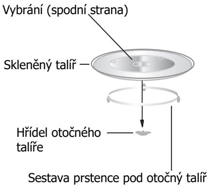 BRANDT BMG2120B - Instalace otočného stolu - 1