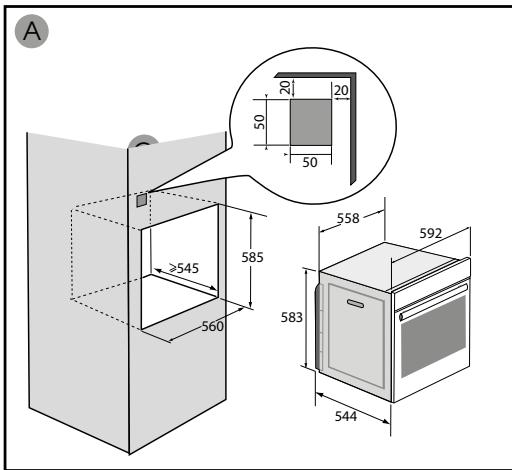 BRANDT BOP2438BB - KEUZE VAN DE PLAATSING EN INBOUW - 3