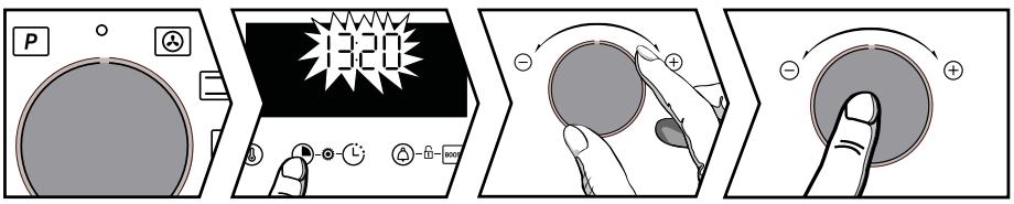 BRANDT BOP2438BB - - Changing the time - 1