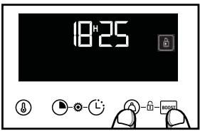 BRANDT BOP2438BB - - Bloqueo del teclado (seguidad para niños) - 1
