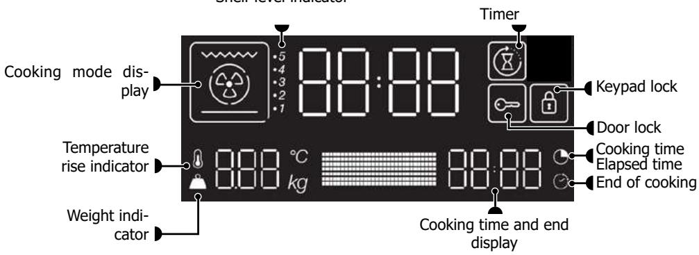 BRANDT BOP2438BB - DISPLAY AND CONTROL BUTTONS - 1