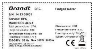 BRANDT BIS1224ES - Relations Consommateurs France - 2
