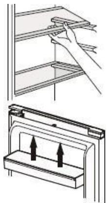 BRANDT BIS1224ES - Using the shelves - 1