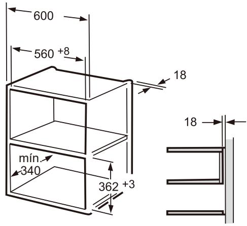 BRANDT BMG2508B - Muebles empotrados - 1