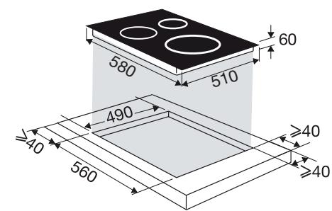 BRANDT BPI2638UB - Encastrement - 3