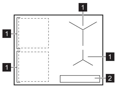ELECTROLUX KIS62453 - Agencement des zones de cuisson - 1