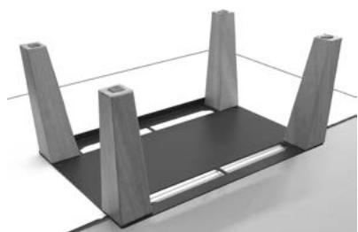FREEPOINT FRAME3  - FRAME3  UP - QUASIMODO3  UP - MODO AIRTIGHT - MONTAGE DES PIEDS DU POÉLE MODO AT - 2