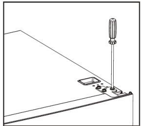 BRANDT BFC8600EW - Inverser le sens d'ouverture des portes - 6