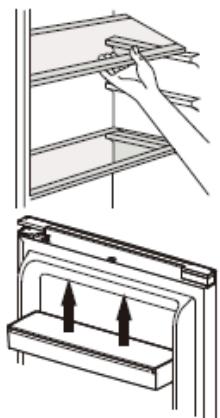 BRANDT BFC8600EW - Using the shelves - 1