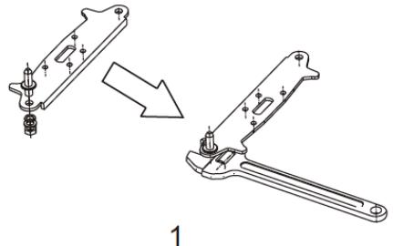 BRANDT BFC8600EW - Inverser le sens d'ouverture des portes - 13