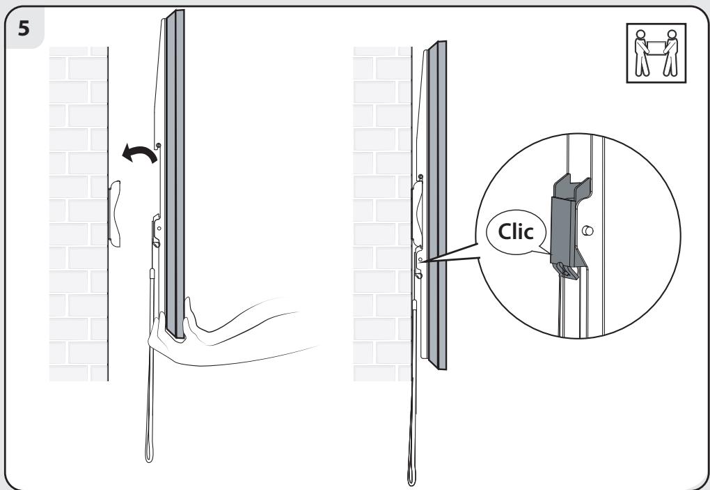 LEXMAN WALL MOUNT TV BRACKET - FLUSH - ADVERTENCIA - 4