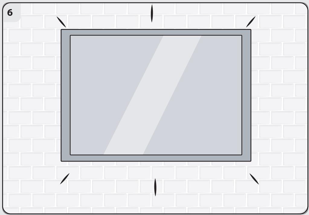 LEXMAN WALL MOUNT TV BRACKET - FLUSH - ADVERTENCIA - 5