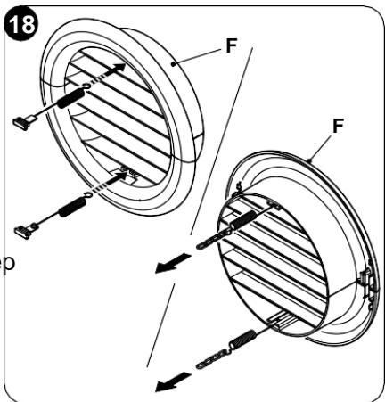 OLIMPIA SPLENDID UNICO - -Assembly of the air ducts and external grids - 10