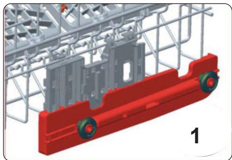 BRANDT BDFI44DQB - Réglage de la hauteur - 2
