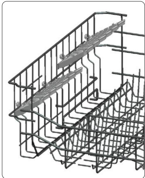 BRANDT BDFI44DQB - Clayettes à hauteur ajustable - 1