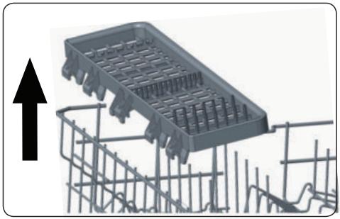 BRANDT BDFI44DQB - Support à ustensiles longs - 2