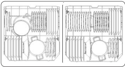 BRANDT BDFI44DQB - Chargement des paniers Panier inférieur - 1