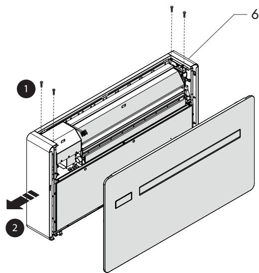 KLIMEA KLIMEA HORIZONTAL - Retrait des panneaux esthétiques et des grilles - 4