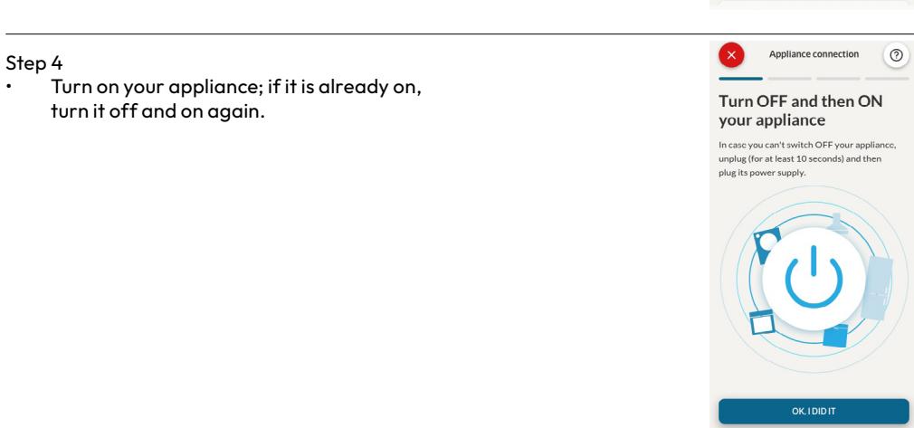 CANDY CA6 N3B3YTB - Turn OFF and then ON your appliance - 1