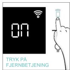 CANDY CA6 N3B3YTB - Sádan aktiverer du fjernbetjeningen: - 2