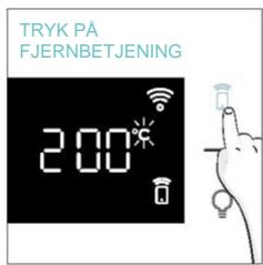 CANDY CA6 N3B3YTB - Sádan aktiverer du fjernbetjeningen: - 5