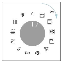 CANDY CA6 N3B3YTB - SWITCHING ON/OFF THE OVEN - 1