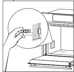 CANDY CA6 N3B3YTB - Changing the lateral bulb: - 4