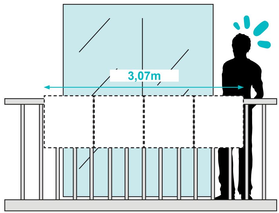 AVIDSEN 400WC SORIA - Installation au balcony (kit en option, ref 127126) - 9