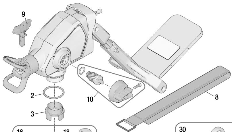 GRACO 360 CORDLESS CONNECT - Pièces de rechange - 1