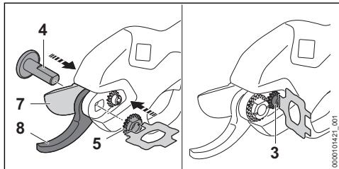 STIHL ASA 20 - Remplacement de la lame - 4